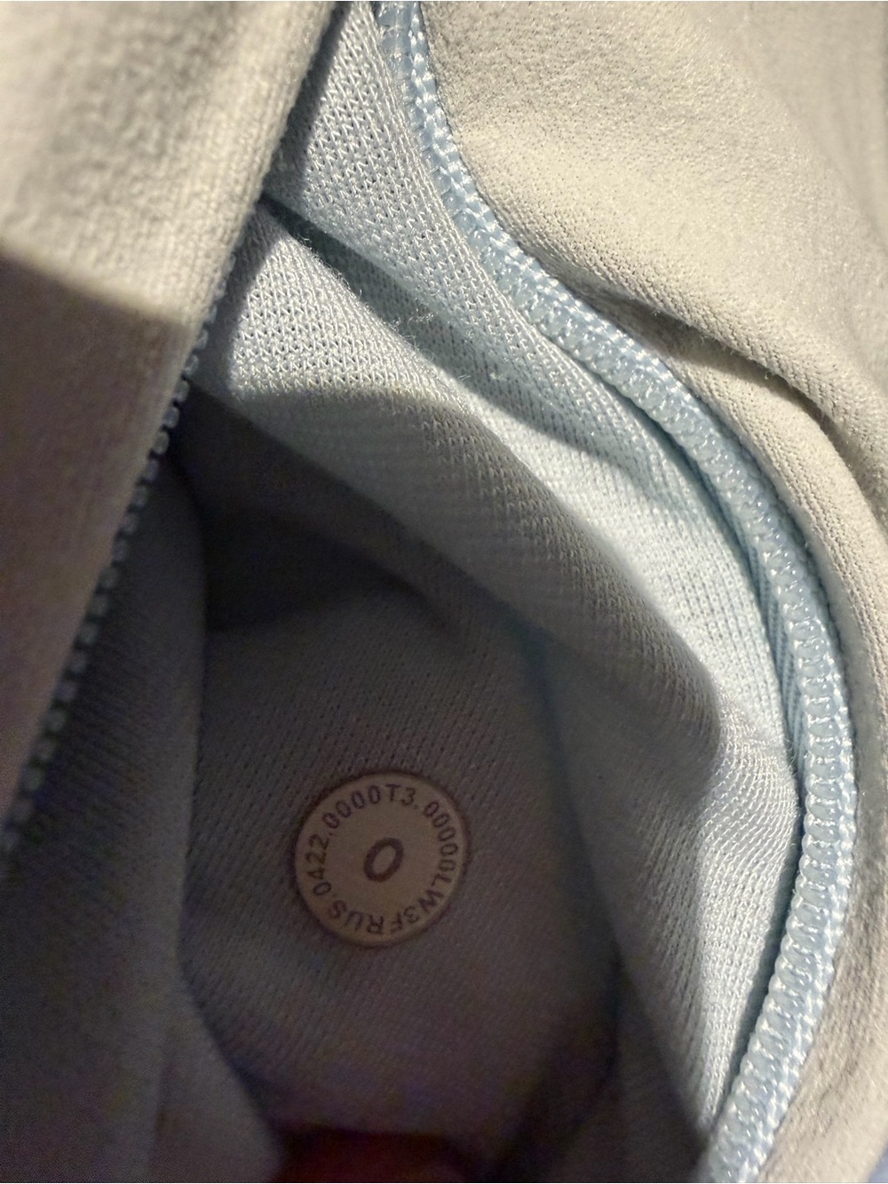 Lululemon Define Jacket Baby Blue Full Zip Size 0 - Picture 3 of 5